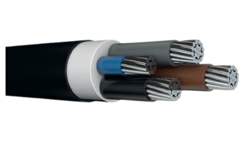 0,6/1 kV NAYY (YAVV), Çok Damarlı Enerji Kablosu, Aluminyum İletkenli, PVC izoleli, PVC Kılıflı