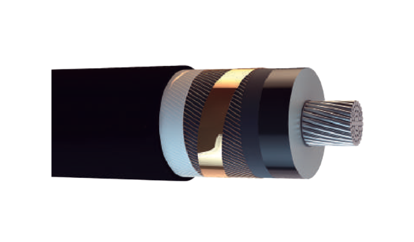20,3/35 kV (N)A2XS(F)2Y, XLPE Yalıtkanlı, Aluminyum İletkenli, Su Geçirmeyen, Tek Damar Orta Gerilim Enerji Kabloları